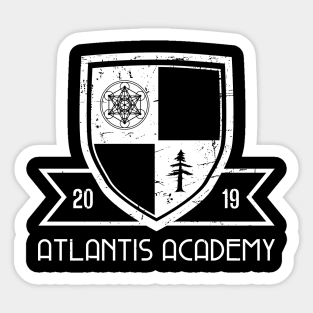 Atlantis Academy School Logo Sticker